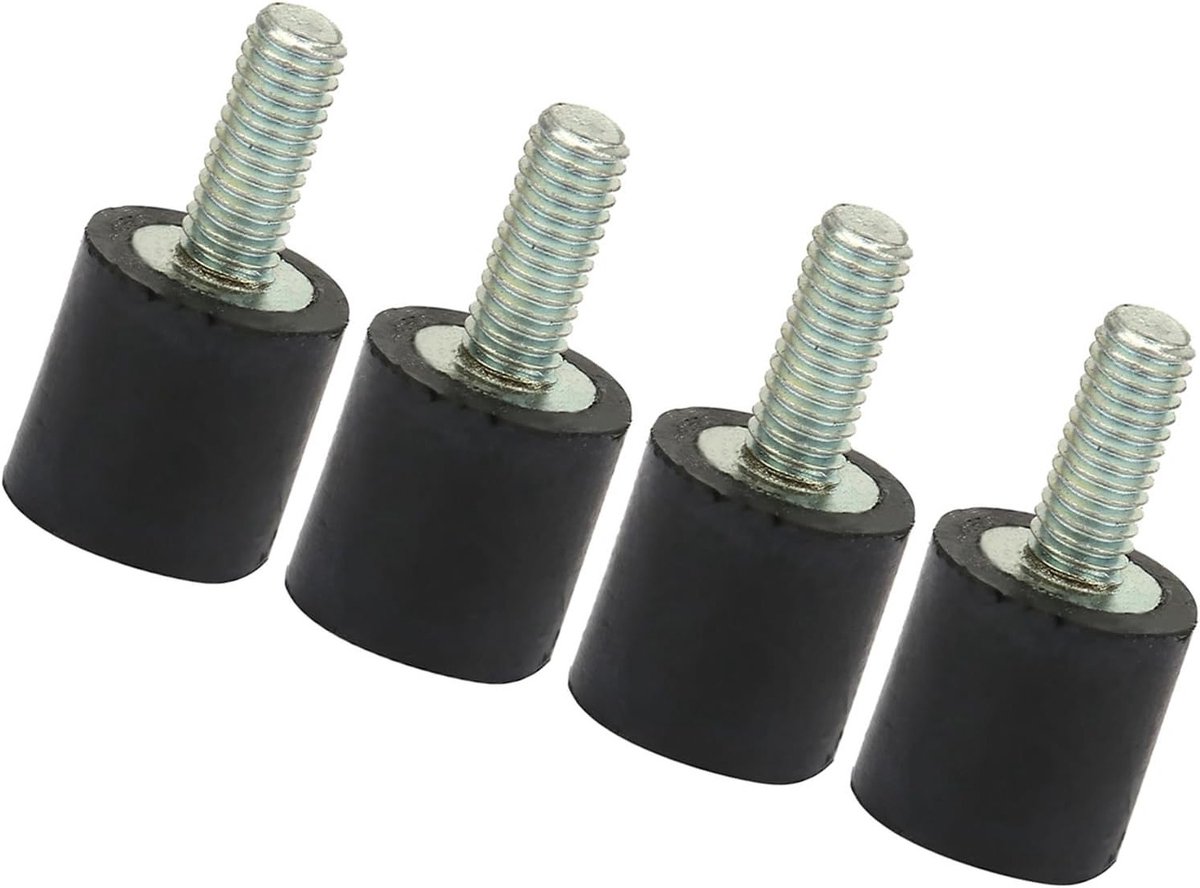 Vibratie-dempers voor motoren en pompen - Rubber isolatoren voor audioapparatuur en compressoren