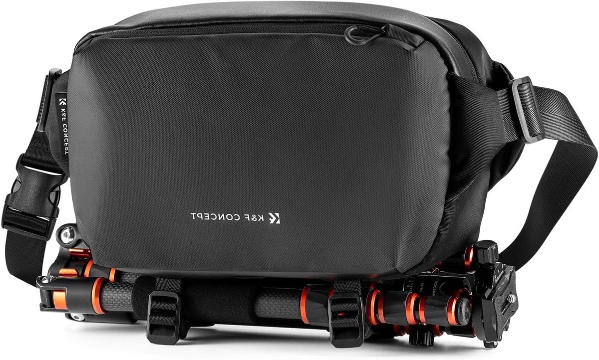 Camera Sling Bag voor DSLR en Lenzen - Enkele Schoudertas met Statiefhouder voor SLR, Canon, Sony, Nikon en Drones
