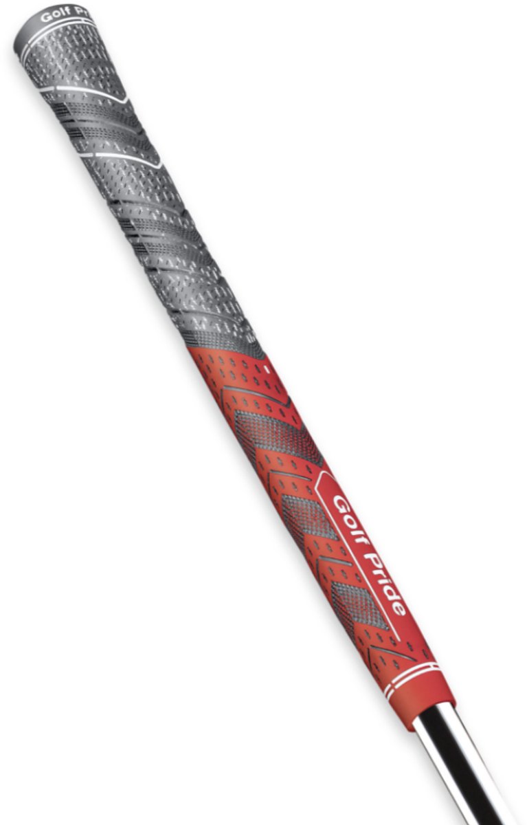 GolfPride New Decade MultiCompound MIDSIZE Grip - Rood Zwart