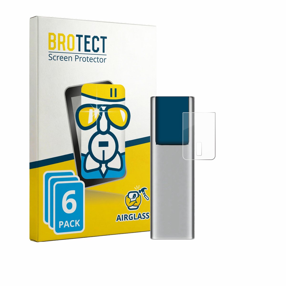 Screenprotector 6 Stuks voor Cuktech 10 Beschermglas transparant