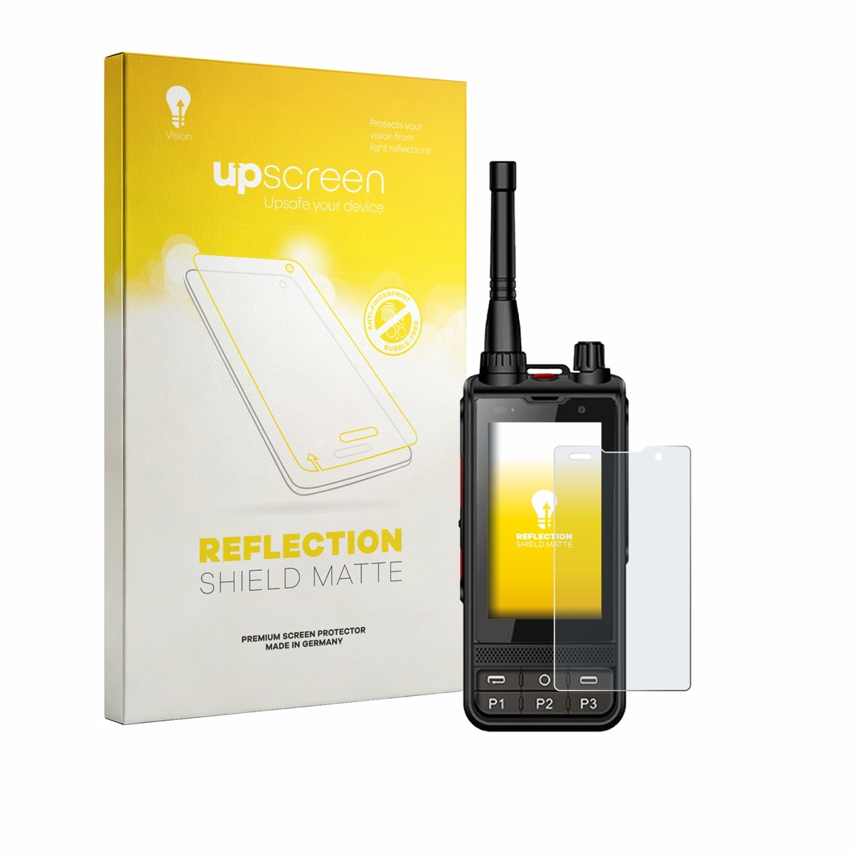 upscreen - Screenprotector voor ANYSECU W6 Plus - Folie Beschermfolie anti glare matte