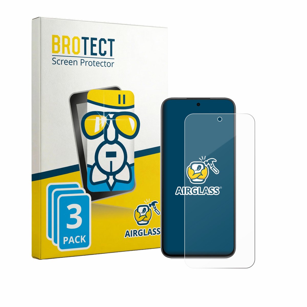 Screenprotector 3 Stuks voor Oppo K14 Beschermglas transparant