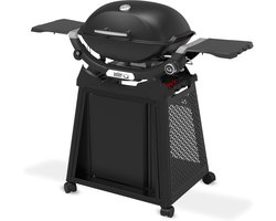 Gasbarbecue met onderstel 100x100x100 cm – 4,11 kW gietijzeren grillrooster – 1 brander – 2065 cm² kookoppervlak – vrijstaand buiten BBQ grill met deksel en wielen – HomebyNicole
