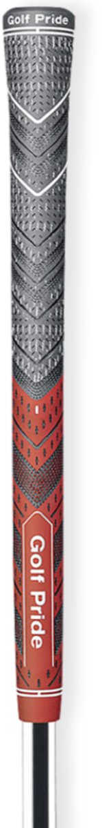 GolfPride MultiCompound Plus 4 STANDAARD Grip - Charcoal Rood