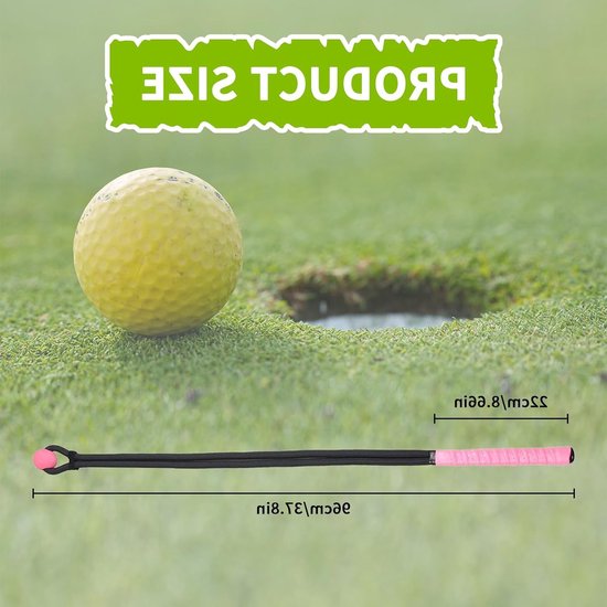 Golf Swing Trainer met Touw, Trainingshulpmiddel voor Snelheid, Ritme en Flexibiliteit, Ideaal voor Alle Niveaus van Golfspelers van GOLF — afbeelding 5