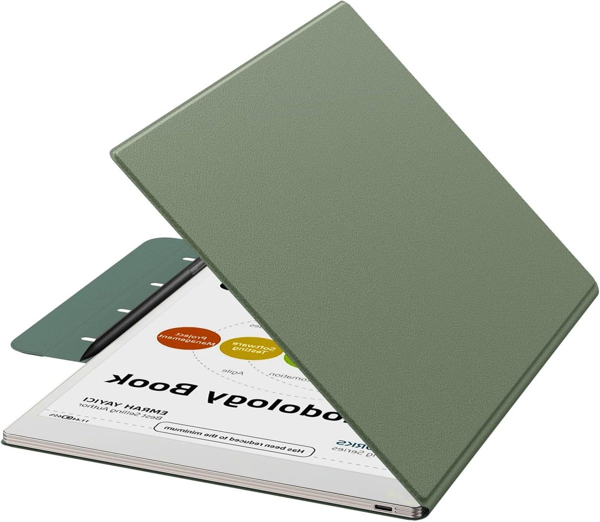 Lichte, Ultra-Dunne Magnetische Hoes voor Remarkable Paper Pro 2024 11.8" met Penbescherming en Auto Sleep/Wake Functie