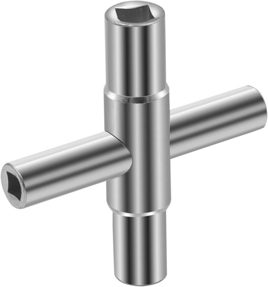4-Weg Multifunctionele Moersleutel, Geschikt voor Controlekasten, Watermeters en Ventielen, Binnenmaat 6.5 mm/7 mm/8 mm/9 mm