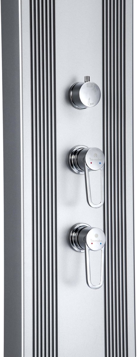 Formidra Dada hybride buitendouche 37 liter - Zilver