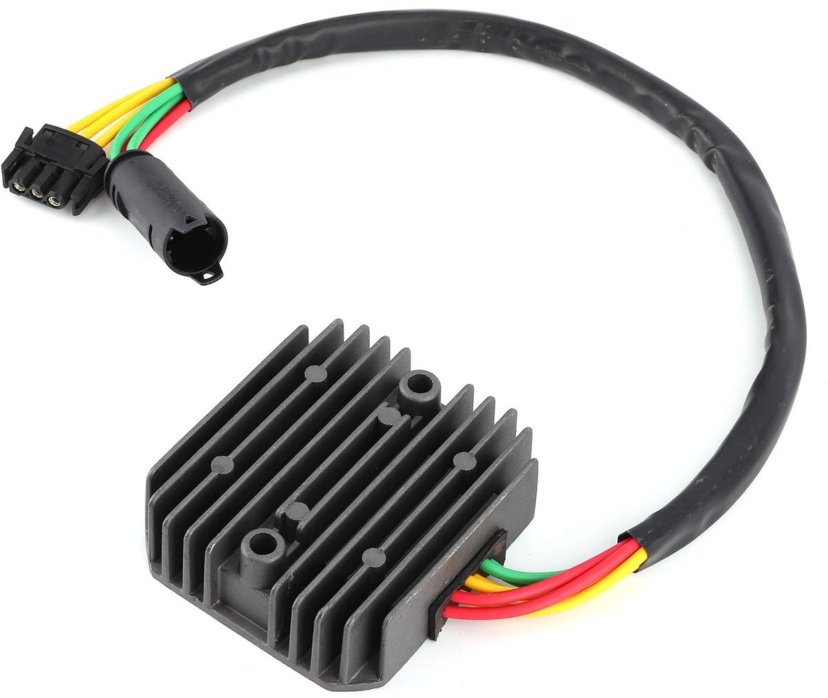aladdien - Motorfiets Gelijkrichter - Spanningsregelaar - Duurzaam en betrouwbaar - Zwart - Motorfiets Accessoire - Geschikt voor F650CS/F650GS/F800..