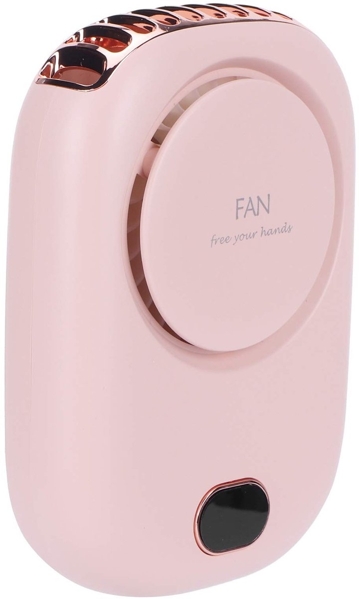 Allecto - Mini Handheld Ventilator - Persoonlijke Draagbare Ventilator - 3 Snelheden - Roze - USB Opladen - Koeling - Geschikt voor Thuis en Reizen