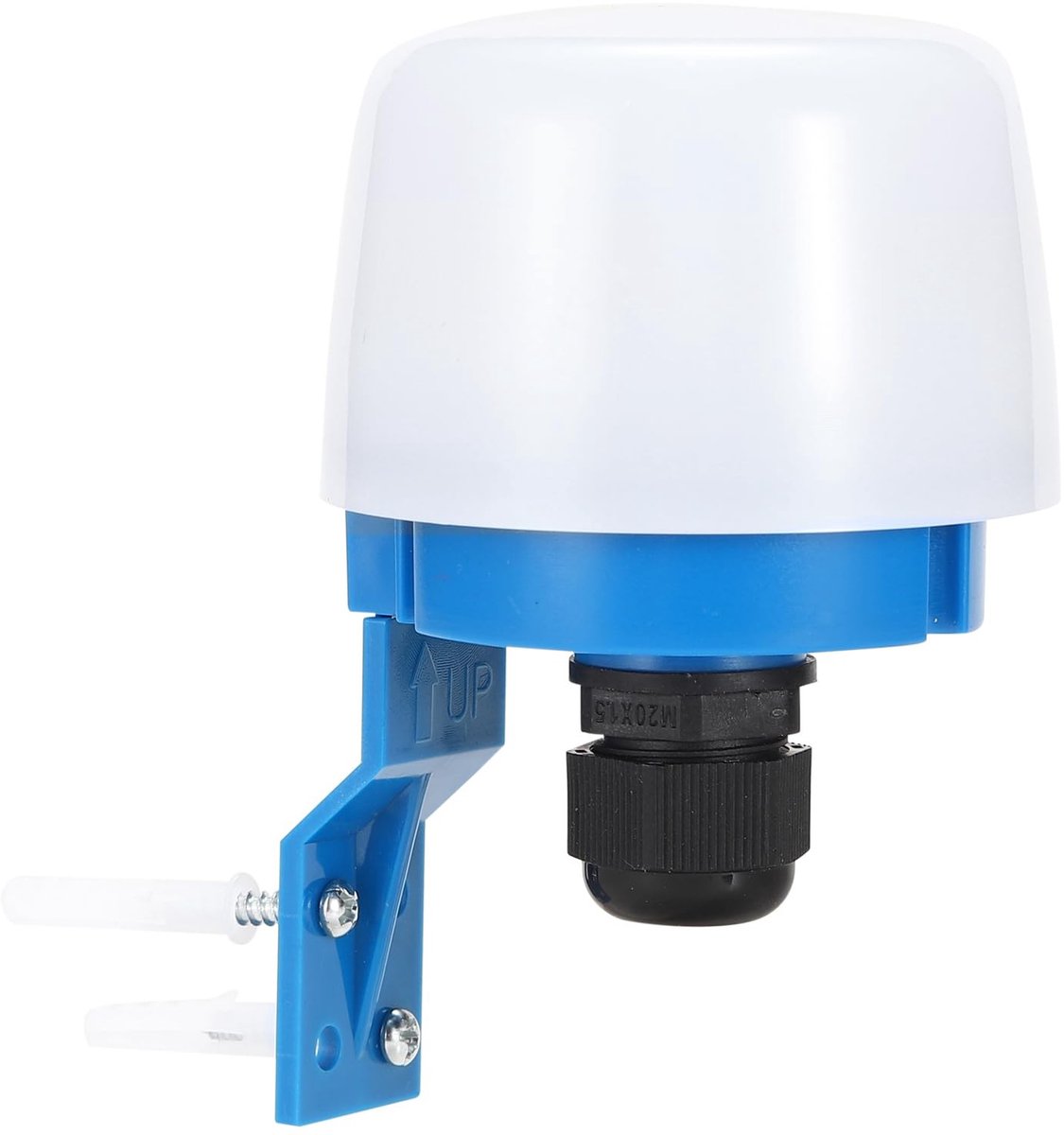 aladdien - Fotocellsensor - Automatische Verlichting - Voor Buiten - 220V - 25A - Energiezuinig - Geschikt voor Tuin - Kleur zwart