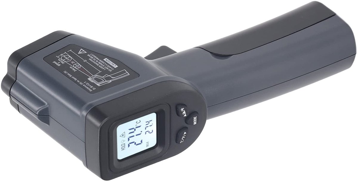 Allecto - Digitale Infrarood Thermometer - Handheld Temperatuur Tester - Tot 550°C - Professioneel - Temperatuurmeting - Nauwkeurige Metingen - Ges...