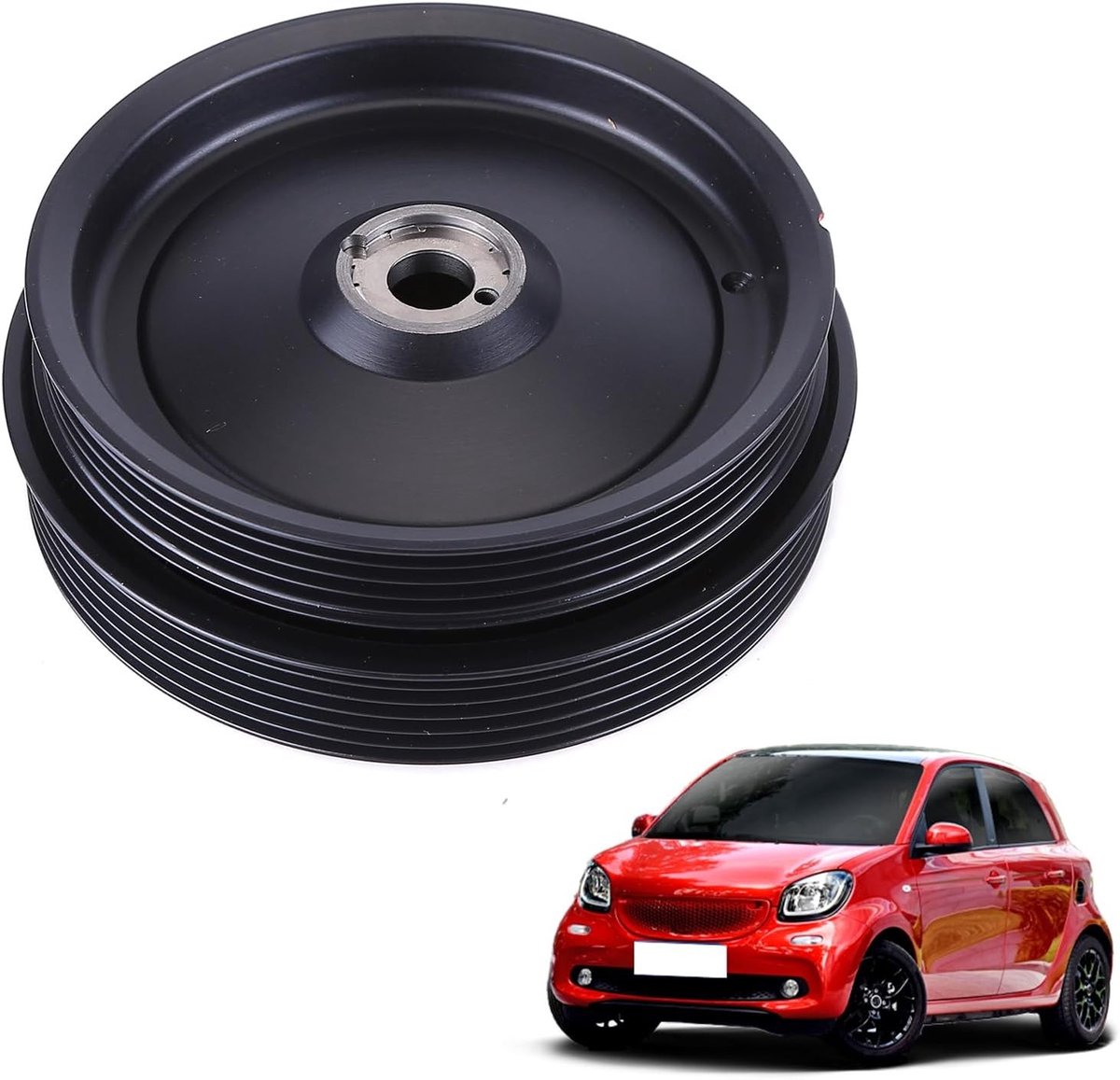 aladdien - Belt Pulley Vibration Damper - Compatibel met Smart 451 - Hoogwaardige kwaliteit - 16 x 15 x 6.5 cm - Ideaal voor motoronderdelen - B...