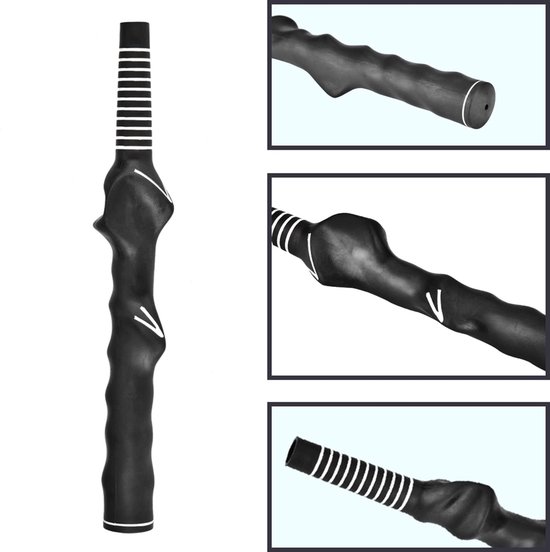 Allecto - Golf Swing Trainer Grip - Oefenaccessoire - Lichtgewicht - Verbeterde Grip - Ergonomisch Ontwerp - Geschikt voor Rechtshandige en Linksha.. van Allecto — afbeelding 2