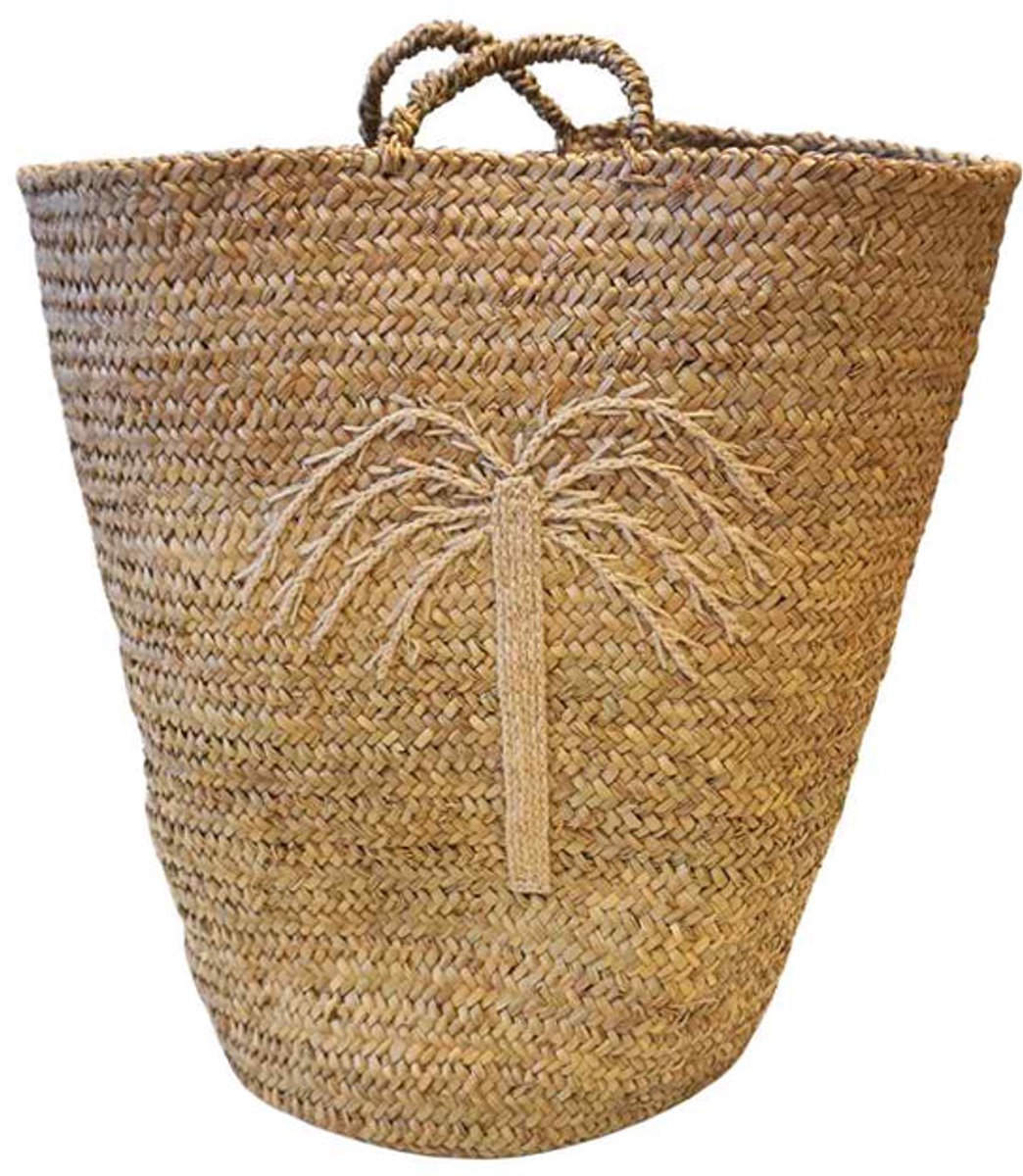NOA MAY Mand Palm - naturel - zeegras - Ø 40 x h 50 cm