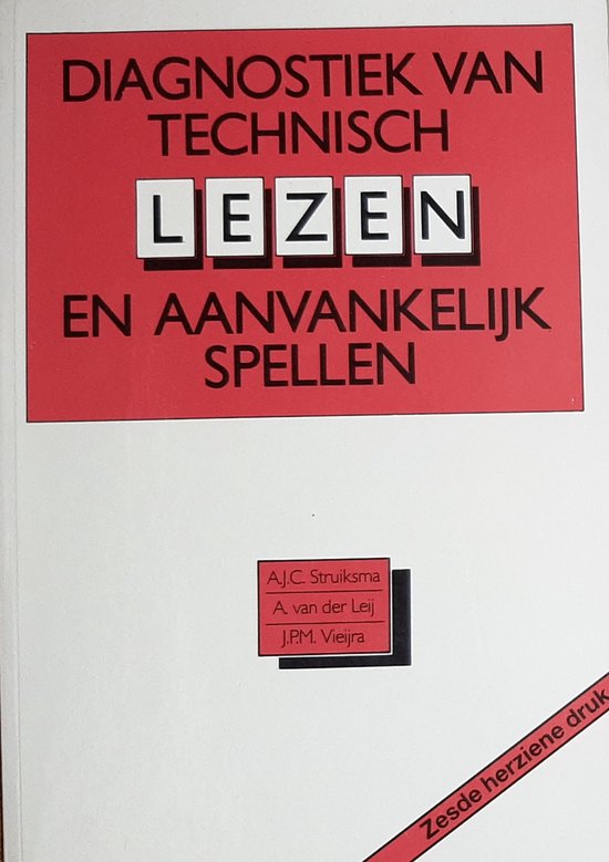 Diagnostiek van technisch lezen en aanvankelijk spellen - cover