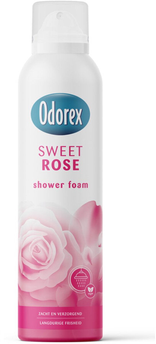 Odorex Showerfoam Sweet Rose - 200 ml