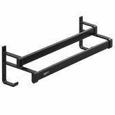 EAVY Handdoekenrek Zwart 60 cm breed - Handdoekrek Badkamer - Badkamerrek - Wandrek - Handdoekhouder