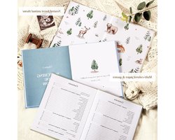 Baby Fotoalbum voor het Eerste Leven van Jongen en Meisje, Herinneringen Vastleggen, Baby Journal, Kraamcadeau, Blauw, 154 Pagina's