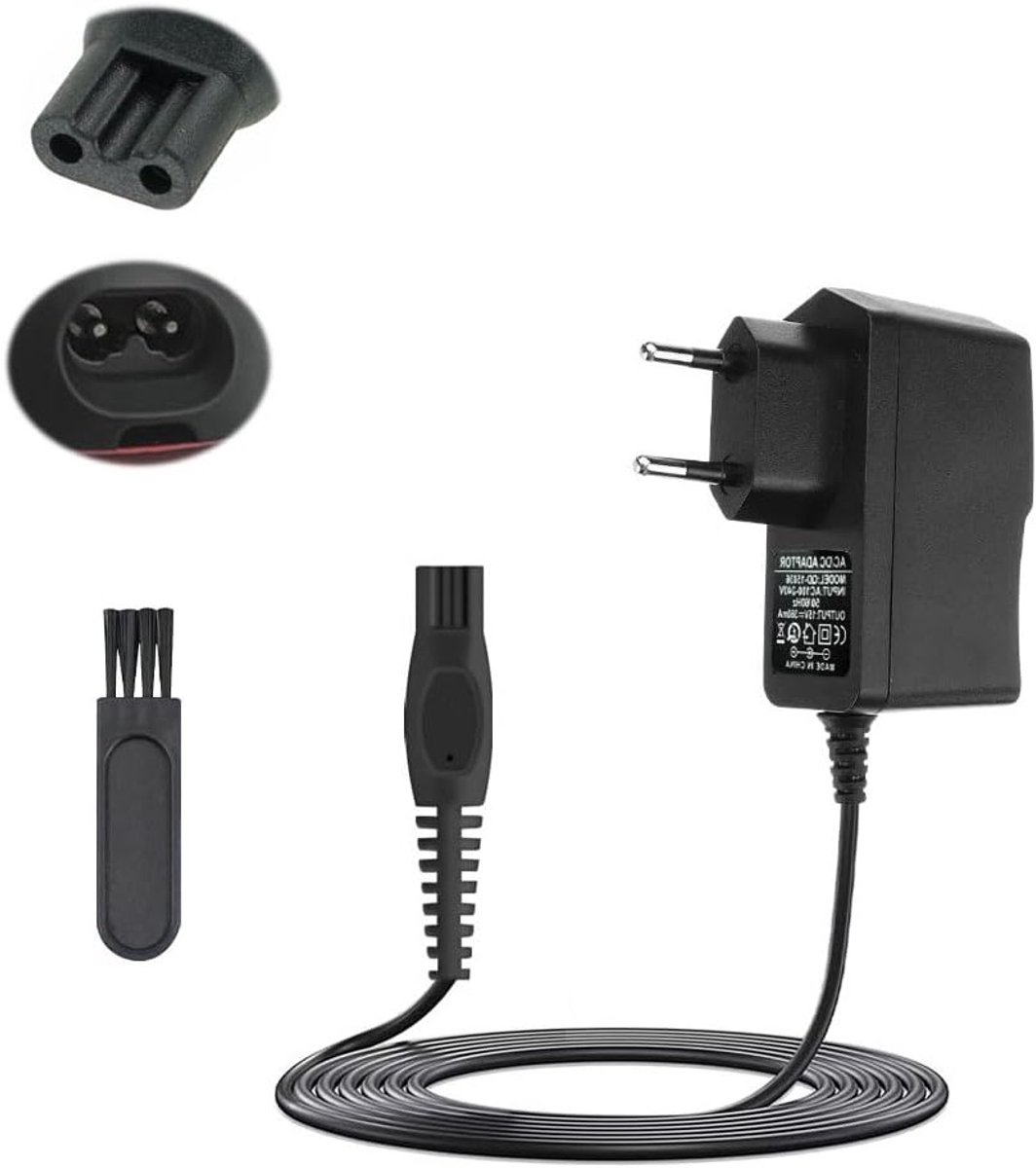 Oplader voor 15V Scheerapparaten en Trimmers - Compatibel met OneBlade Pro, Norelco 3000-9000 Series, Power Supply en Adapter