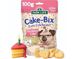 PARK LiFE Cake-Bix Birthday (Verjaardag) – Hondensnack – Zachte Koekjes – Graanvrij – Natuurlijke Traktatie - 100g