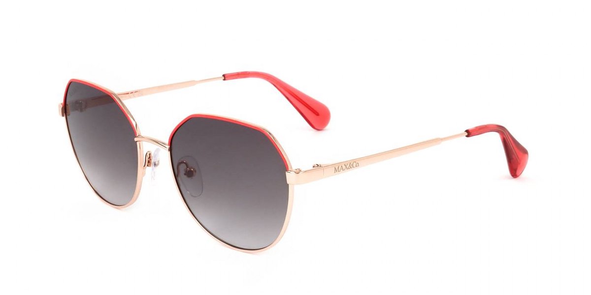 Max&co. MO0060 Shiny rose gold 52/17/140 WOMAN Zonnebrillen