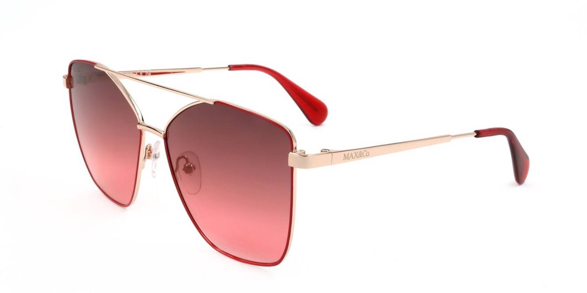 Max&co. MO0062 Shiny rose gold 56/14/140 WOMAN Zonnebrillen