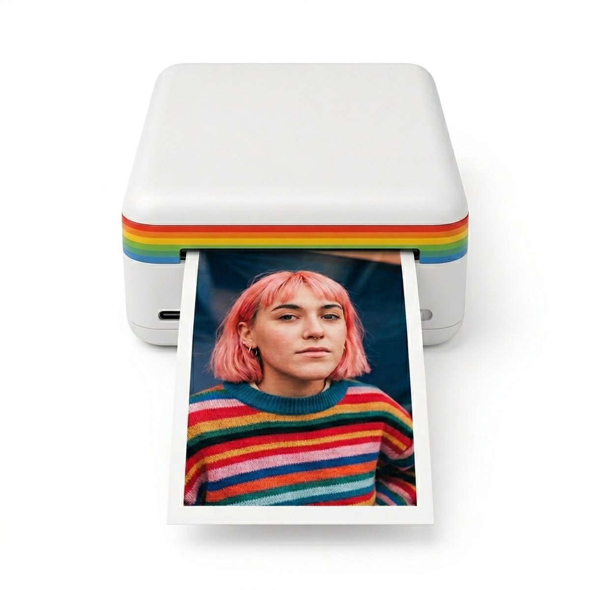 KAD® Polaroid Printer - Instax Printer - Mini Printer - Wit - 15cm x 8cm x 9cm