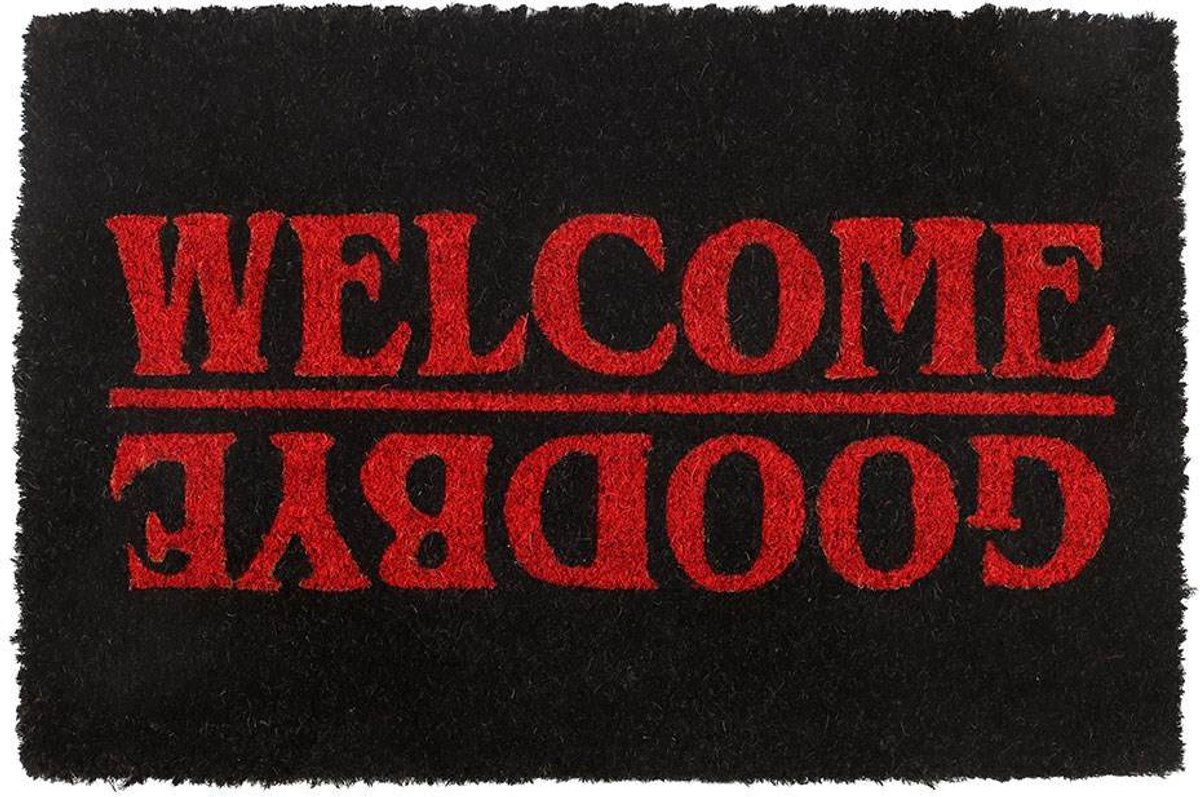 Something Different - Black Welcome Goodbye Deurmat - Multicolours