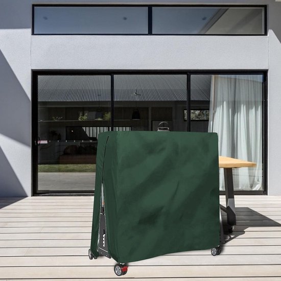 Waterdichte en stofbestendige hoes voor pingpongtafels voor buiten, afmetingen 165x70x185 cm, gemaakt van 210D Oxford-stof. van Merkloos — afbeelding 3