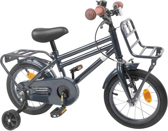 vidaXL - Kinderfiets - 12 - Inch - voor - 2-4 - jaar - oud - Donkergrijs van VidaXL — afbeelding 5