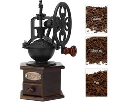 Handmatige Koffiemolen van Hout - Koffiemolen - Bonenmaler met verstelbare standen - koffiebonen -…