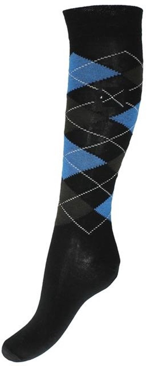 Kniekous RE zwart/l.blauw 43-46