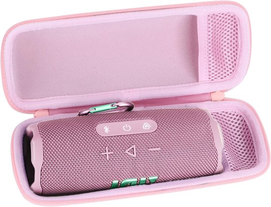Duurzame Hard Case voor Waterdichte Draagbare Bluetooth Speaker - Geschikt voor JBL Flip 7/6/5/4 in Roze - Bescherming en Stijl van Merkloos — afbeelding 5