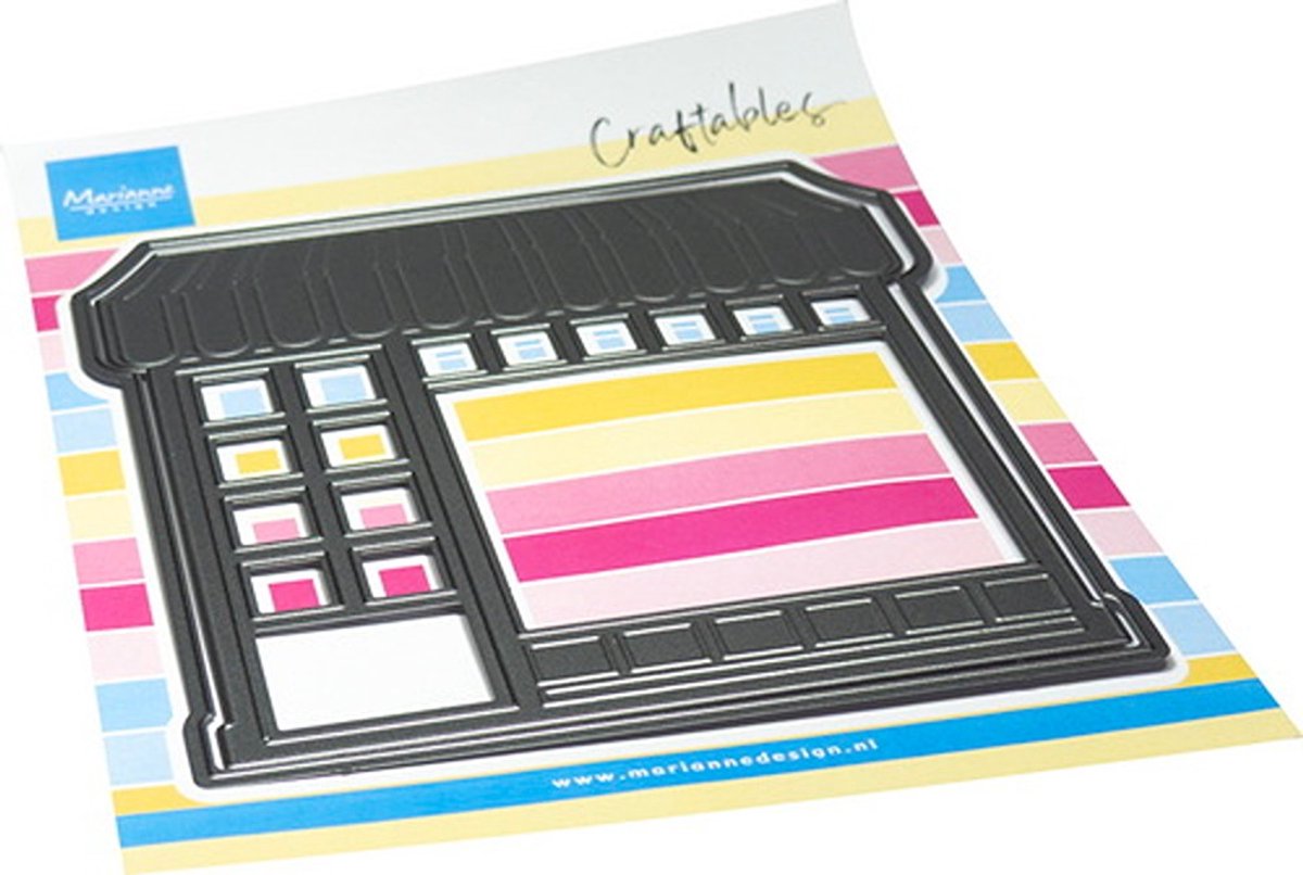 Marianne Design, Craftables stencil Shop, CR1734