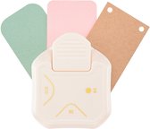 Vaessen Creative Pons - 3 in 1 Hoekpons - 5 - 10 - Ø4 mm - Ivoor