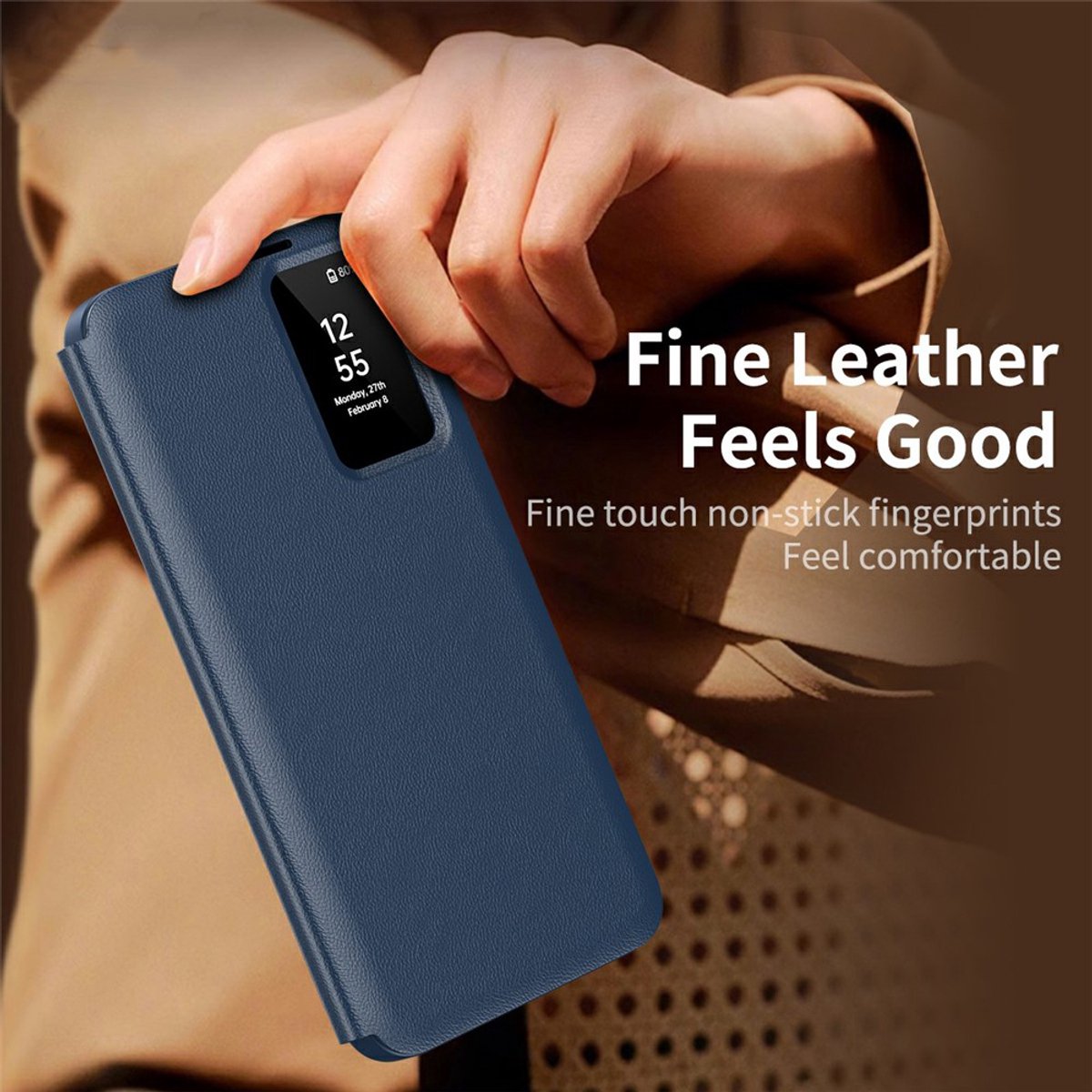 Techsuit - SmartView Series - Samsung Galaxy S26 Ultra - Blue