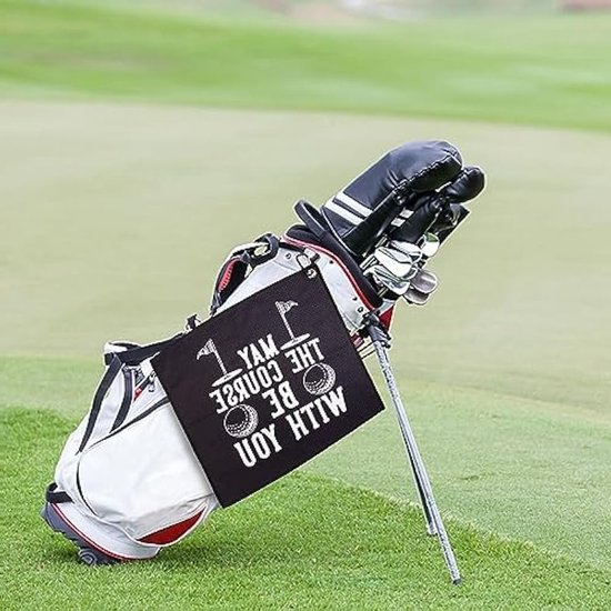 Grappige Golf Handdoek voor Mannen, Perfecte Golf Cadeaus voor Echtgenoot, Vriend en Vader, Golfaccessoires met Clip, Gepersonaliseerde Golfbal en Nieuwe Golf Handdoeken voor Golf Tassen van Merkloos — afbeelding 4
