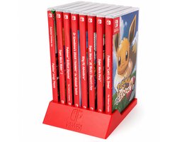 Game Houder Geschikt voor Nintendo Switch – Game Card Opbergbox voor 8 Spellen – Compacte Organizer – Rood – opbergdoos