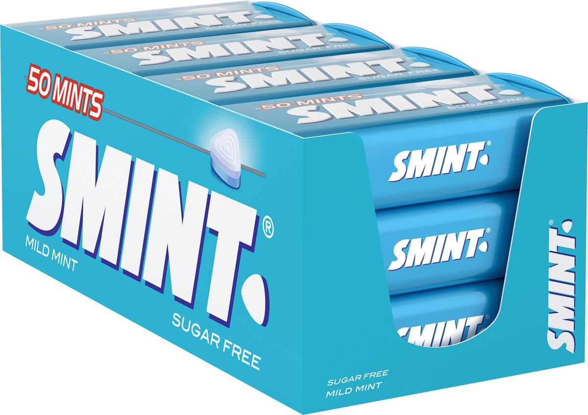 Smint XL Mild Mint - Frismakers - Suikervrij - 1x12stuks