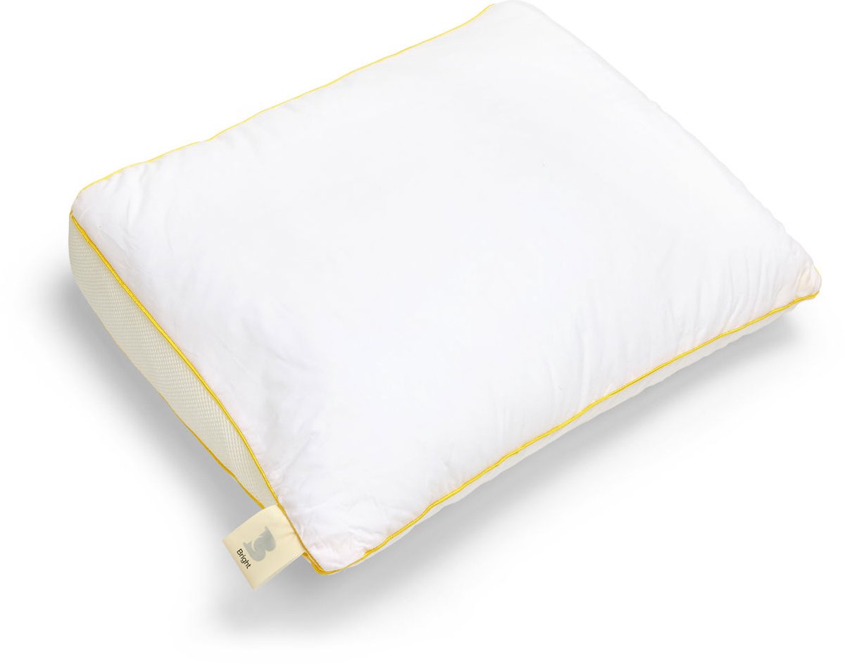 B Bright 3D Hoofdkussen - 100% Polyestervezel - Tijk 100% katoen - Anti allergie - Alle slaaphoudingen - 50x60 cm