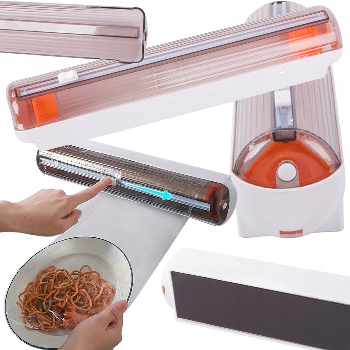 Bol.com Rolhouder - set van 2 - foliehouder - wit aanbieding