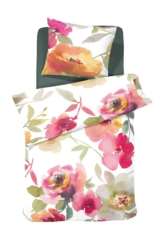Cinderella Dekbedovertrek Flore - Roze - 140x220 van Cinderella — afbeelding 4