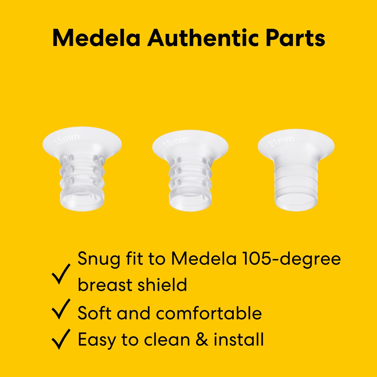 Medela Borstschild Inserts - 6 stuks in 3 maten thumbnail 4