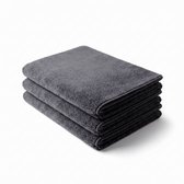 Magasin de microfibres - Pack de 3 - Serviette de séchage Salle de bain - Serviette de séchage en microfibre - 60x90cm