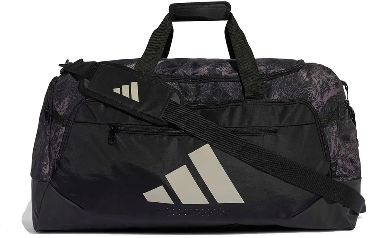 Adidas Performance Training Defender Graphic Duffeltas Medium Unisex Zwart