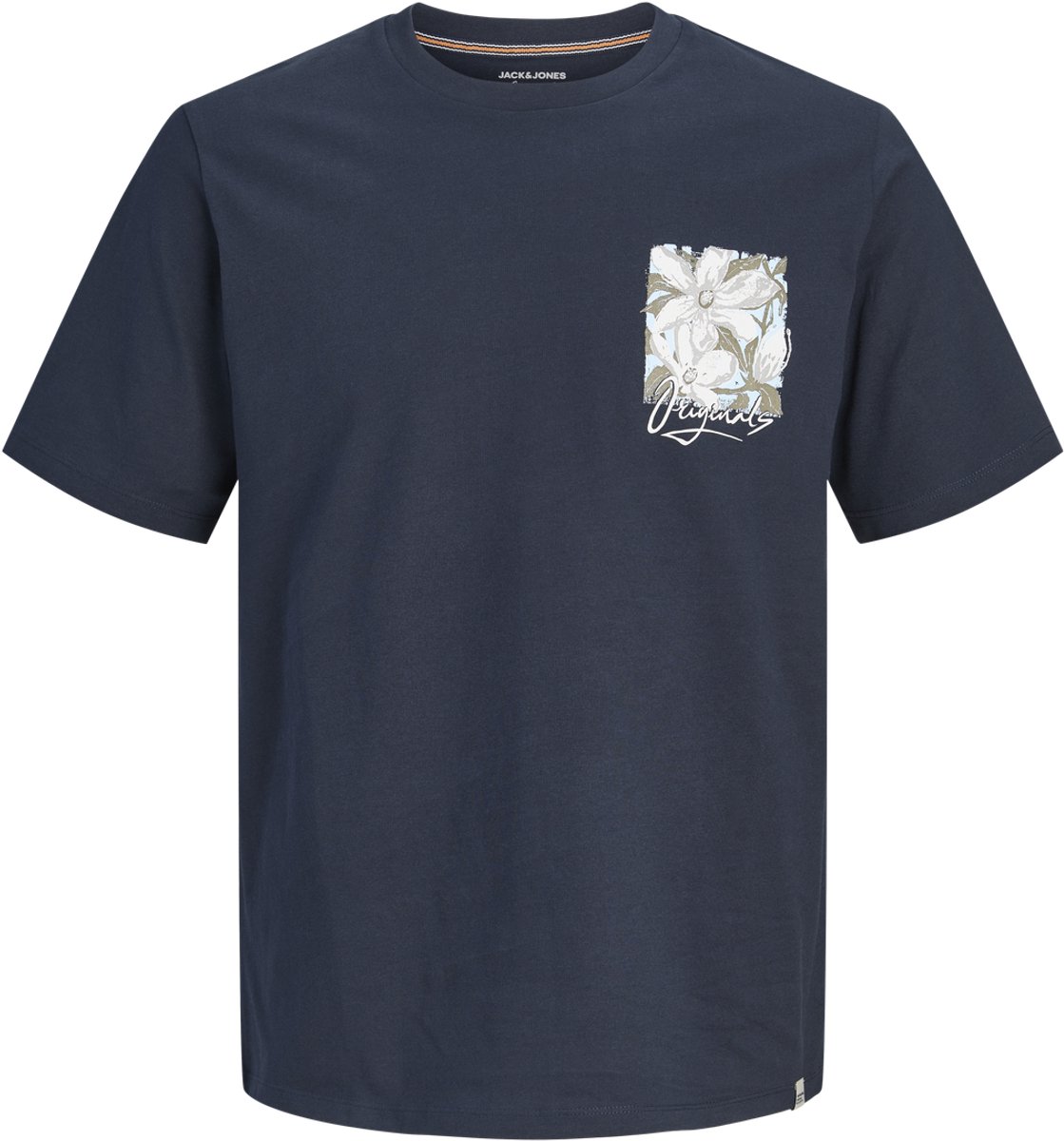 JACK&JONES ORIGINALS - JORBLOSSOM TEE SS CREW NECK WEH Heren T-shirt