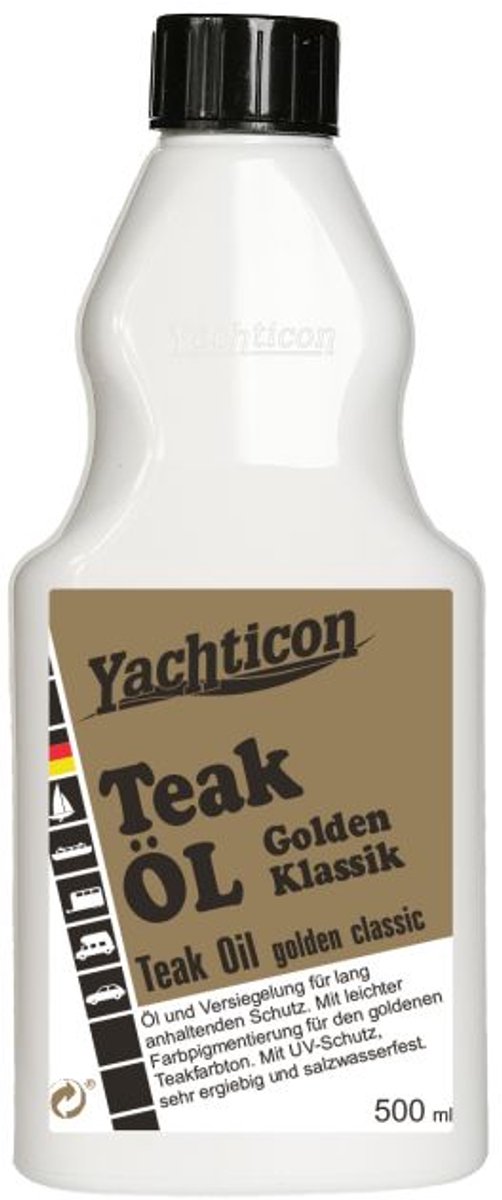 Yachticon Golden Teak Oil / Olie -klassiek- 500ml