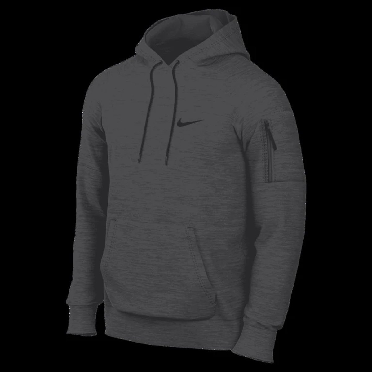 Therma-FIT Trui Heren Charcoal Heather/Dark Smoke Grijs