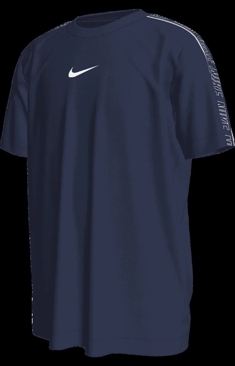 Sportswear Club+ Poly 2 Workout T-shirt Kinderen Midnight Blauw